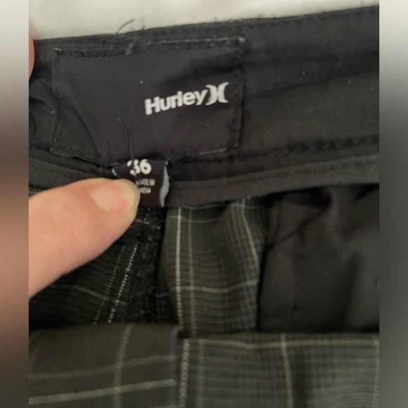 Hurley Shorts Size 36 Black - Picture 6 of 7